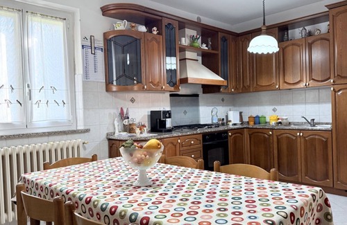 Mondolfo Apartment | SE162 - Marotta, comfortable three-room apartment with garden and parking space
