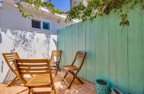 Beach Barber Tract Apartment | Sea Glass Hideaway, Designer Studio, Dog Friendly, Private Patio and Parking!