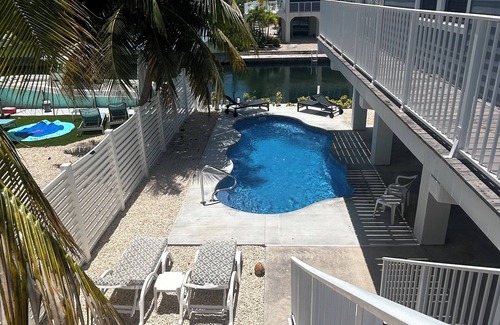 Summerland Key House | Sea Glass House of Summerland Key!nPool, 70 feet of Seawall, deep water canal!