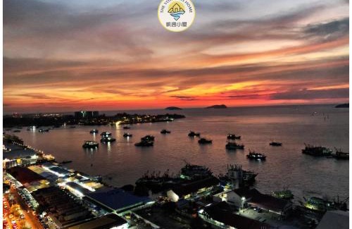 Downtown Kota Kinabalu Apartment | Sea Park LeSu 8 The Shore KK I 1 plus 1 Room 2-5 Pax 홈스테이