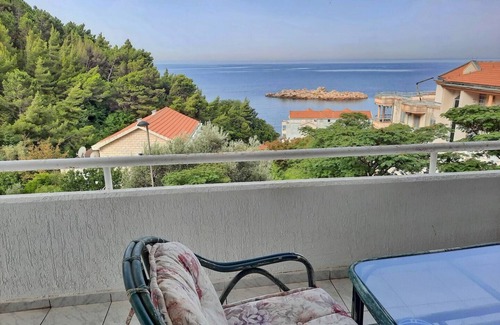 Budva Municipality Apartment | Sea view apartment with large balcony in Sveti Stefan
