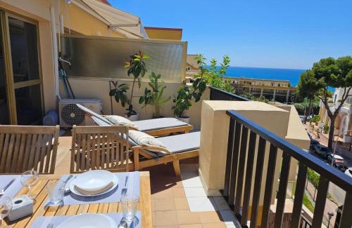 Nikki Beach Apartment | SEA VIEW PENTHOUSE studio ROMANA PLAYA Elviria Marbella
