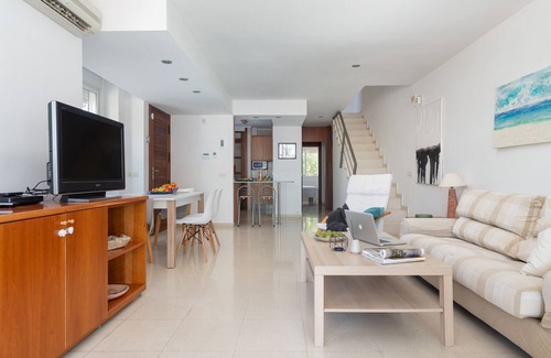 es Bacares Villa | Sea view villa with pool, only 20 metres to the beach of Barcares, Alcudia