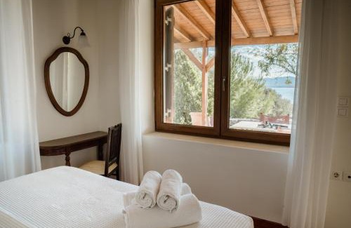 Mytilene House | Seafront Traditional Stone House in Sunset Olive Grove - B