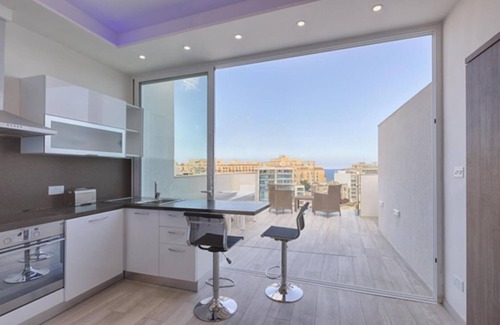 St. Julian's Apartment | Seafront Triplex Penthouse Exclusive Luxury Design