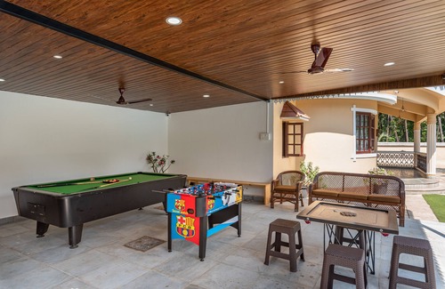 Calangute Villa | Seas the Day at Villa Calangute Phase 3-Swimming Pool, Kids Pool & Pergola #Goa