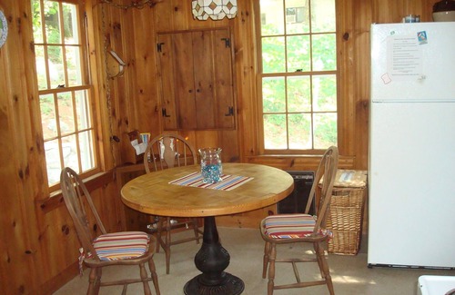 Standish Cottage | Sebago Lake. charming 2 bedroom WATERFRONT cottage. Dock, mooring, & SUNSETS