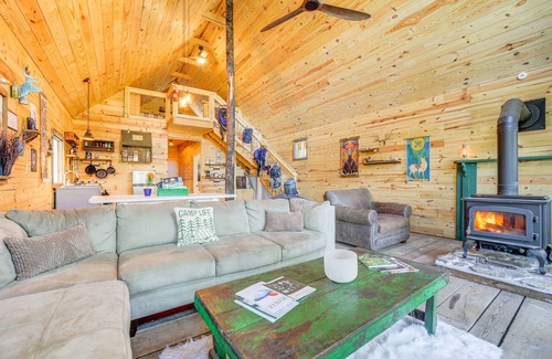 Brevard Cabin | Secluded Brevard Cabin w/Private Waterfall!
