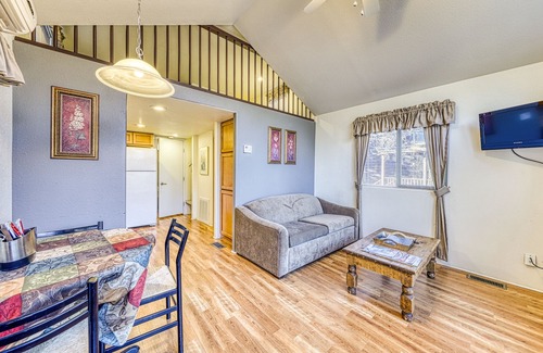 Fredericksburg Cabin | Secluded, family-friendly cabin w/ shared hot tub, playground, & winery on-site!