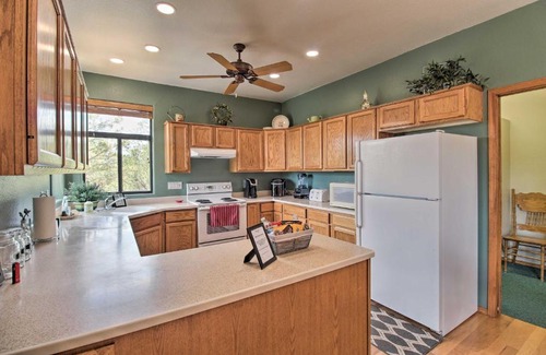 Overgaard House | Secluded Heber Cabin with Deck and Scenic Valley Views