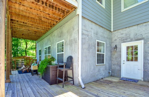 Cullowhee House | Secluded home surrounded by nature with deck, WiFi, & W/D - walk to waterfall