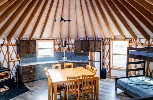 Boise County Other | Secluded Modern Yurt with Sauna Perfect for Small Groups in Boise, Idaho