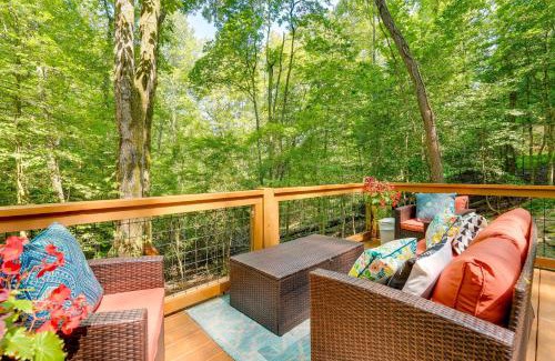 Murphy Apartment | Secluded Murphy Vacation Rental with Private Hot Tub