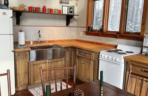 Westboro Ski Chalet | Secluded Northwoods Chalet on 80 Acres with Hiking and Water Views