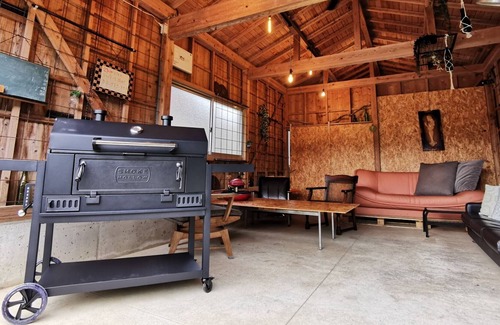 Tabira House | Secret Base BBQ garage plan / Hirado Nagasaki