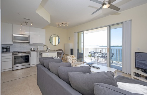 St. Petersburg - Clearwater Condo | See dolphins from the balcony! Hot tub and pool. Renovated & fully equipped.#410