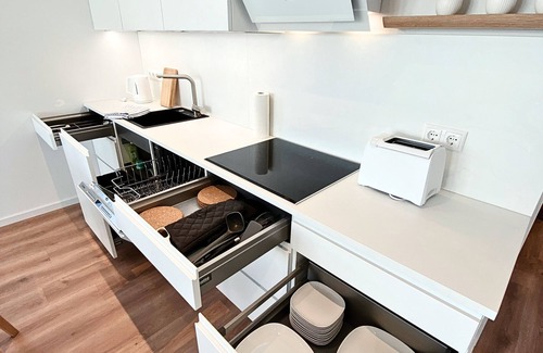 Schwerin Apartment | Seeliebe Apartment OG Sauna Parkplatz Seeblick Scandi-traum