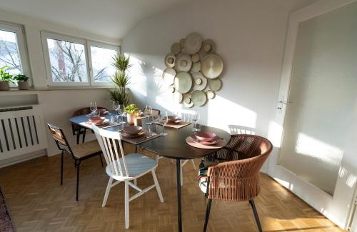 Ulm Apartment | Seerose - W14, zentral in Bahnhofsnähe, Küche, 3 Schlafzimmer