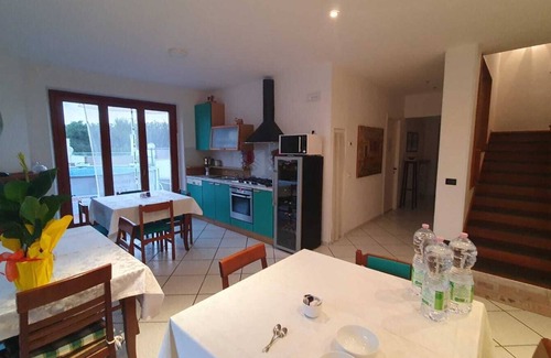 Grottammare House | Semi-detached villa with pool, garden, games 5 minutes from the sea and center