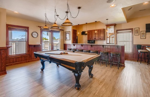 Ocean Isle Estates House | Semi-Oceanfront Premier Home w/Pool, Hot Tub, Elevator, Game Room, and Theater