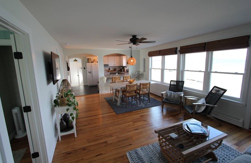 Romulus House | Seneca Lake cottage, 114 ft of level shale beach. Beautiful sunsets.