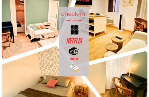 Sens Apartment | Serene 1BR Oasis in the Heart of Sens Center