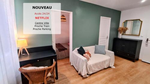 Sens Apartment | Serene 1BR Oasis in the Heart of Sens Center