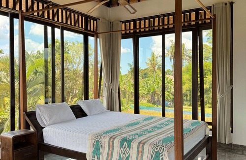 Sayan Other | Serene 3-bedroom Balinese Ricefield Paradise -Eat Pray Love in Ubud WiFi, AC.