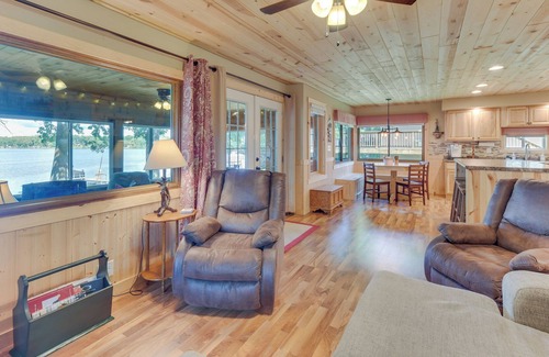 Pine City Cabin | Serene Cabin on Lake Pokegama w/ Dock & Fire Pit!