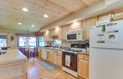 Pine City Cabin | Serene Cabin on Lake Pokegama w/ Dock & Fire Pit!