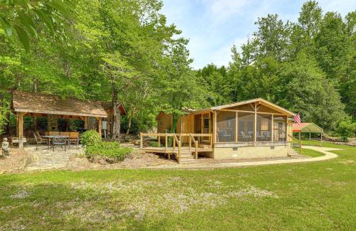 Cleveland House | Serene Cabin with Pond and Creek on South Saluda River