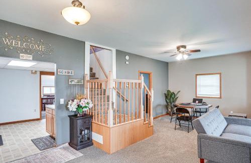 Devils Lake House | Serene Devils Lake House with Deck and Fire Pit!