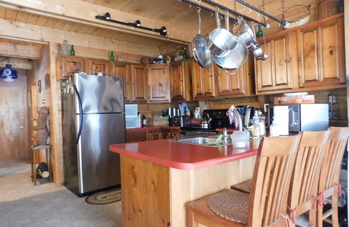 Standish Ski Chalet | Serene Frye Island waterfront with beautiful sunrise views over Raymond Cape.