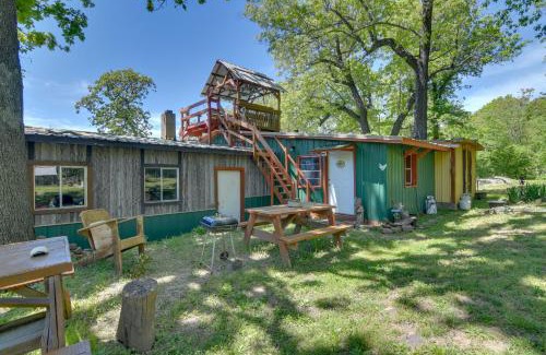 Carroll County House | Serene Green Forest Hideaway with Spacious Yard