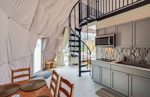 Lampasas House | Serene Hill Country Luxury Glamping Dome - Burnet County