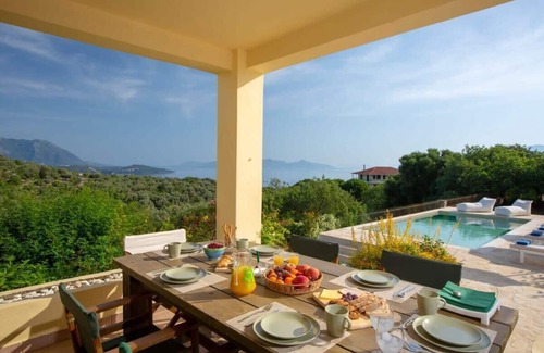 Meganisi Villa | Serene Oasis Meganisi - Seaview & Exclusive Pool