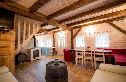 Bistrica ob Sotli House | Serene Rustic Haven Holiday Home with Sauna - Two Bedroom Holiday Home with Sauna