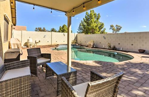 West Point Towne Center House | Serene Surprise Home with Backyard and Private Pool