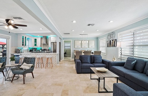 Riviera Bay House | Serenity by the Bay Waterfront HEATED POOL is an option. BOAT LIFT WITH KAYAK