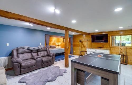 Harrison House | Serenity Cabin with Game Room and Decks in Harrison!