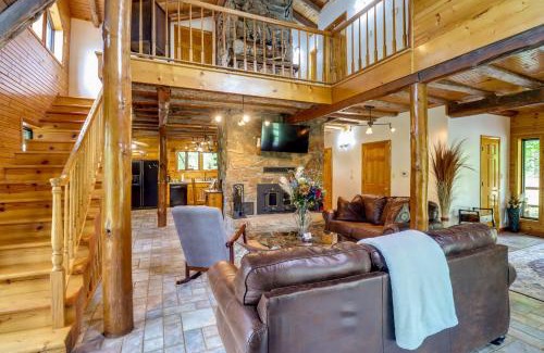 Harrison House | Serenity Cabin with Game Room and Decks in Harrison!