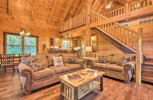 Logan House | Serenity Now Cabin with Fire Pit and Game Room!