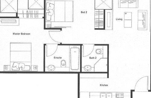 Yan Nawa Apartment | Serviced 2 Bed SKY VILLAS with Pool, View and BTS
