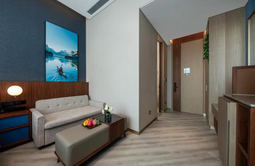 Houjie Hotel | Sha Zhi Ye Serviced Apartment Hotel - Houjie Wanda Plaza Liaoxia Subway Station