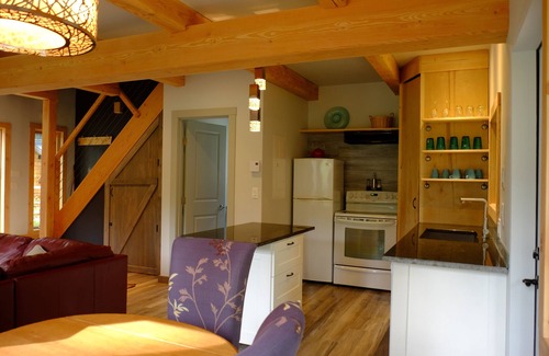 Golden House | Shady forest Base camp! 2 homes, a chalet and a cabin, sleeps 8!