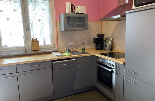 Rust Apartment | Shared room with toilet and shower - Gästehaus Durst