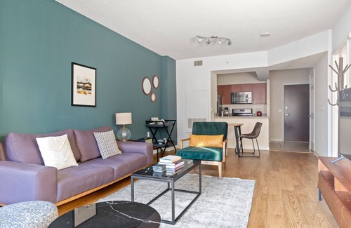 West End Apartment | Sharp Foggy Bottom 1BR w/Gym, Rooftop + Doorman by Blueground