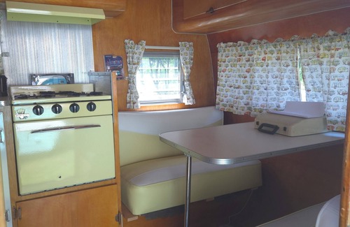 Saddlestring House | Shasta Deville, Rustic Shasta Deville RV