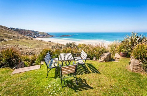 Sennen Cove Cottage | Sheldrake, Beach Villa, Sea-views, Large Garden