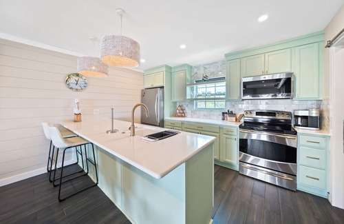 Inlet Beach House | Shoreline Breeze | Steps to the Beach | Beautiful views from 2nd and 3rd balconies